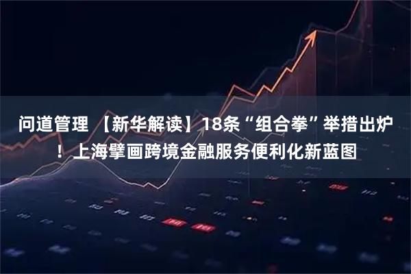 问道管理 【新华解读】18条“组合拳”举措出炉！上海擘画跨境金融服务便利化新蓝图